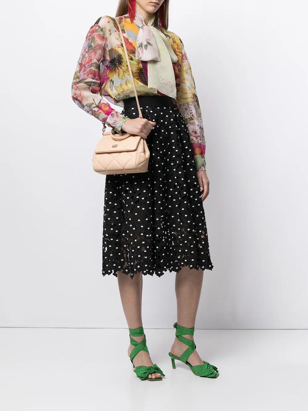 фото Dolce & gabbana маленькая стеганая сумка sicily