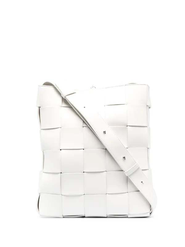 woven leather crossbody