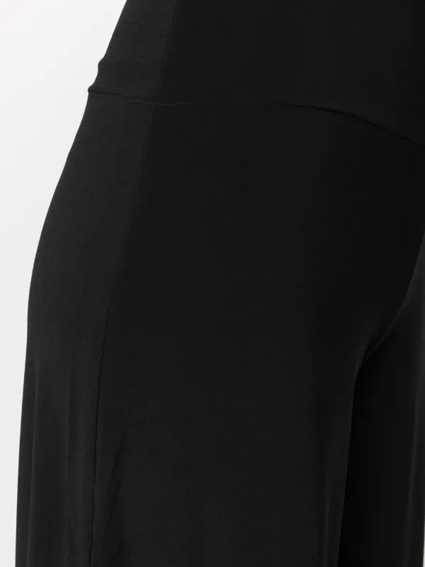 Norma Kamali mid-rise wide-leg Trousers | Black | FARFETCH