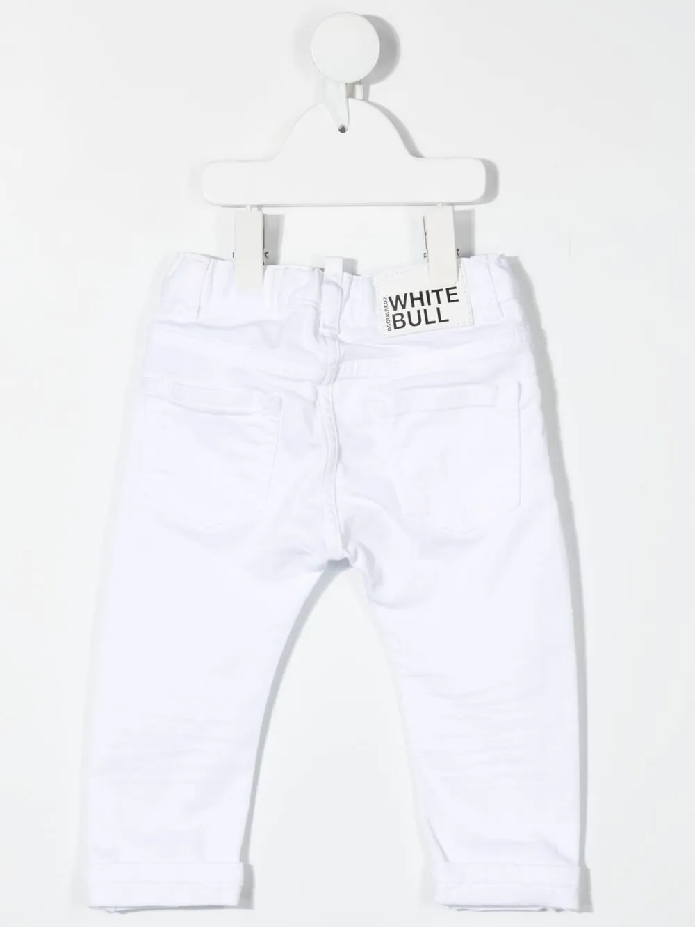 фото Dsquared2 kids прямые джинсы с пятью карманами