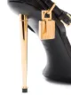 Image 2 of Tom Ford Padlock 105mm metallic heel sandals