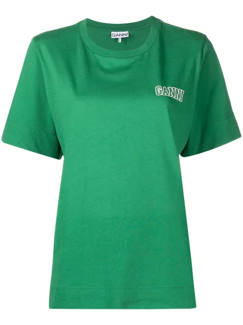 Ganni green t shirt