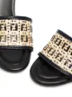 Image 2 of Fendi FF-interlaced raffia mules