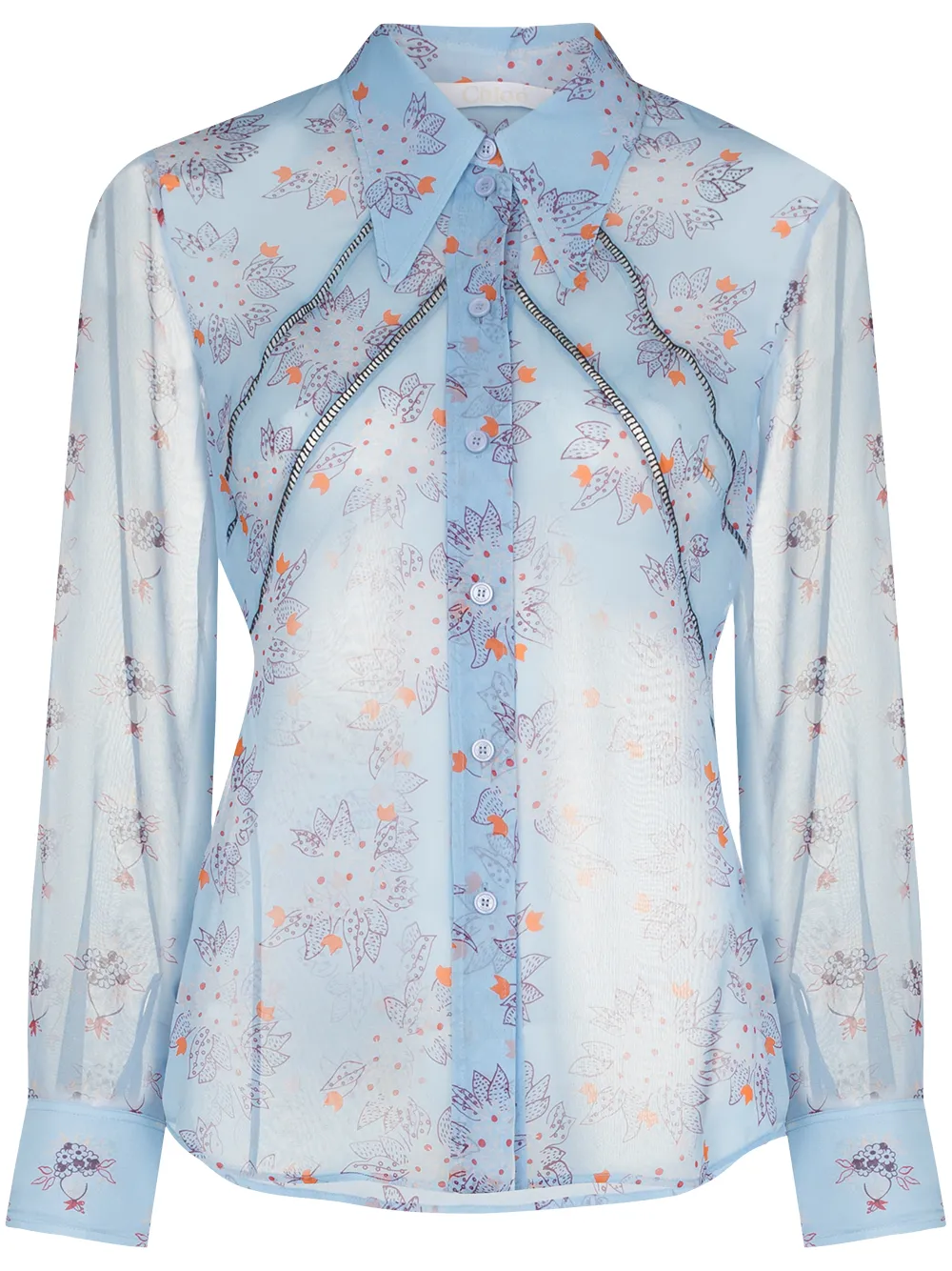 Bild 1 von Chloé Bluse mit floraler Lochstickerei