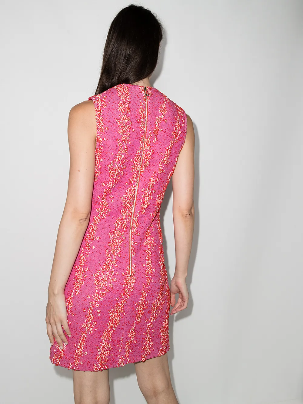 фото Bottega veneta платье мини с u-образным вырезом