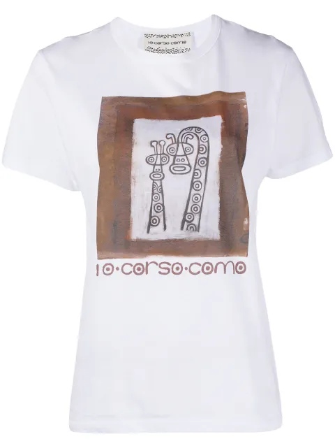 10 CORSO COMO T-Shirt mit grafischem Print