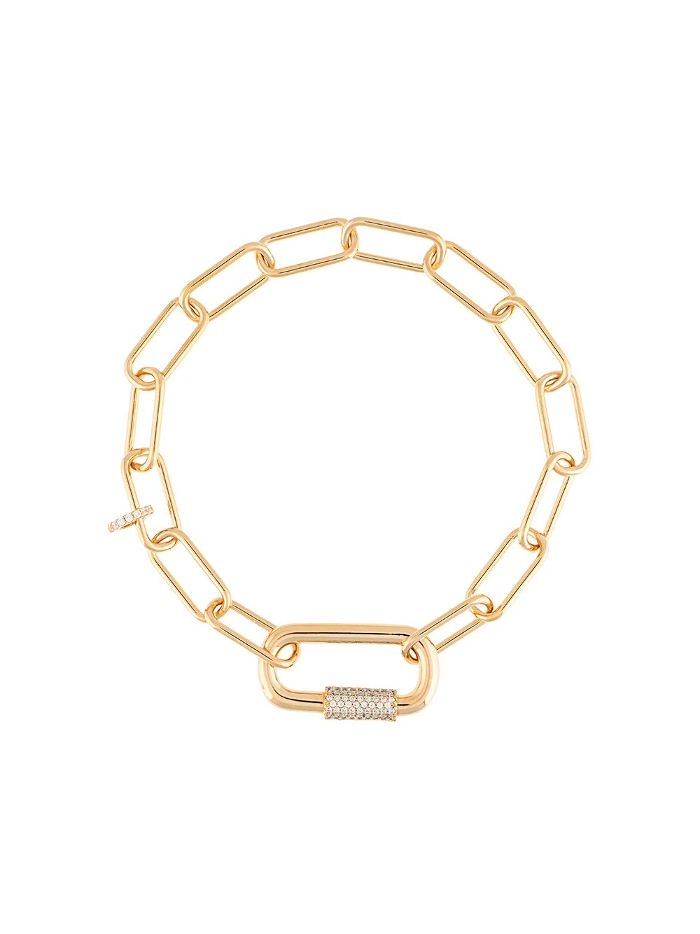 

APM Monaco Yacht Club sliding ring chain bracelet - Gold