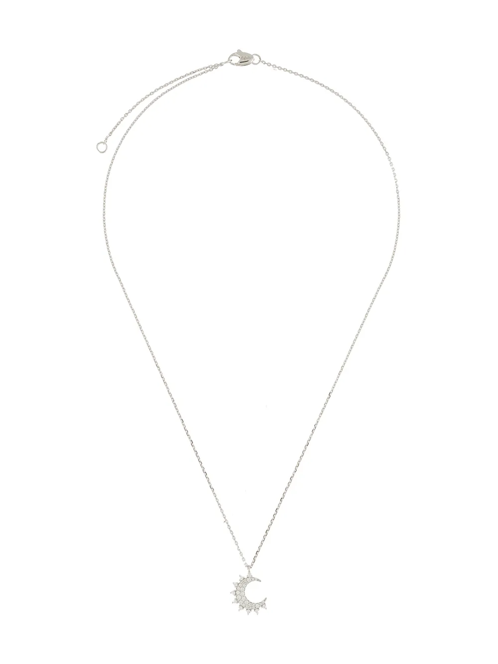 

APM Monaco Eternelle moon pendant necklace - Silver