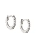 APM Monaco Croisette hoop earrings - Silver