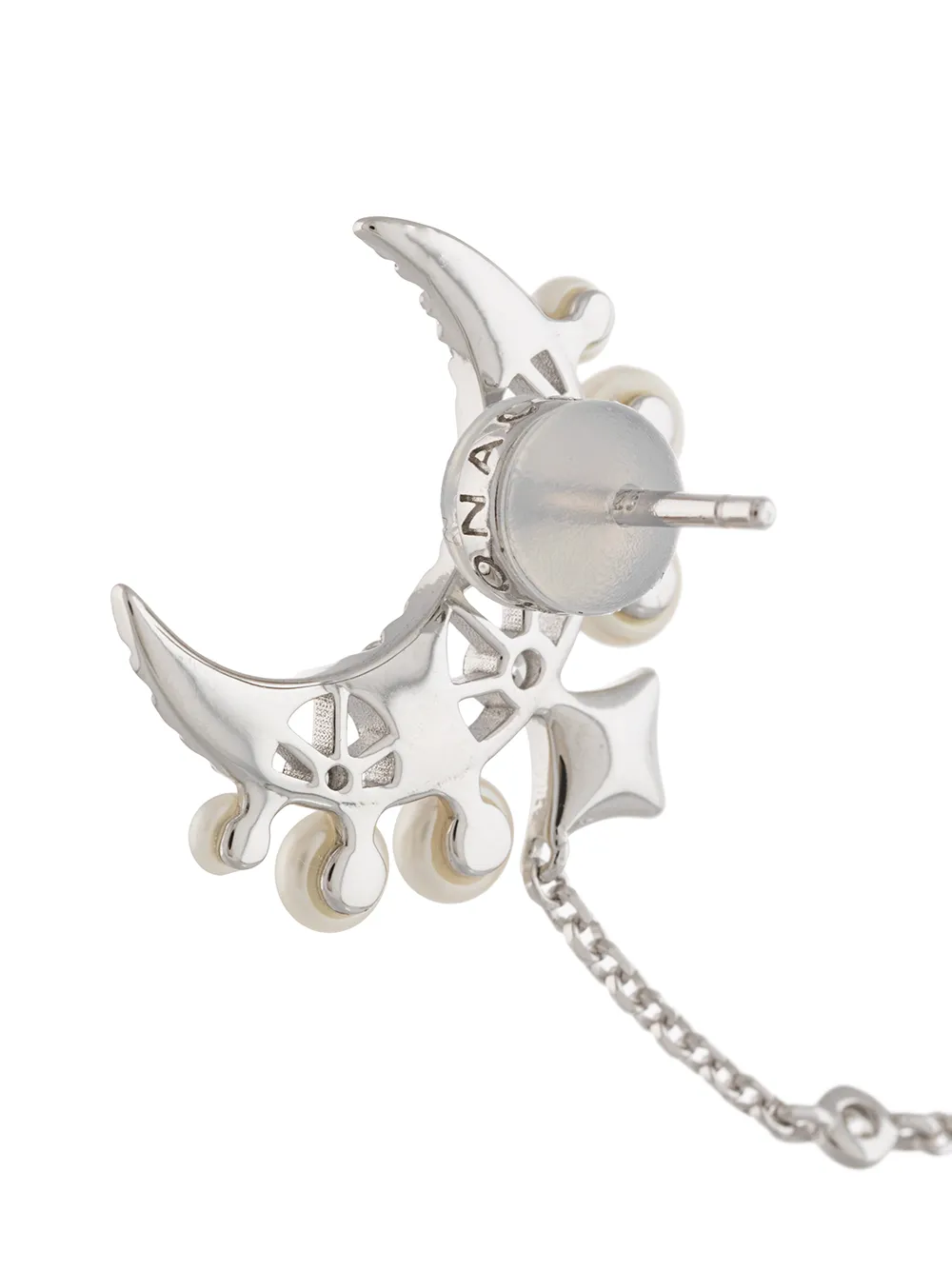 APM Monaco ÉTERNELLE Moon And Star Pearl Single Ear Cuff Farfetch