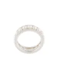 APM Monaco Romance pearl-embellished ring - Silver
