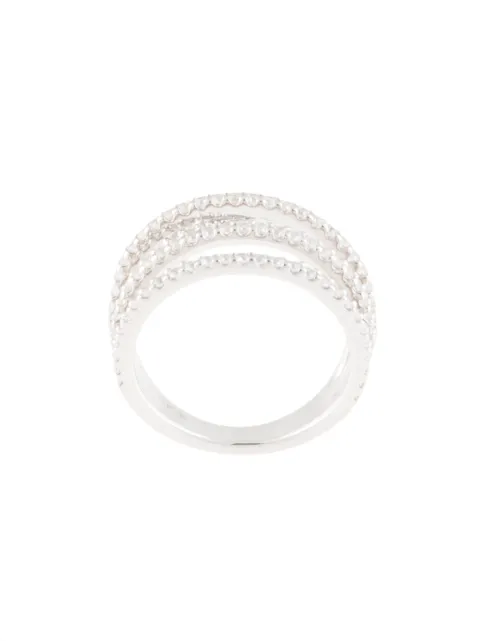 APM Monaco bague à ornements en cristal