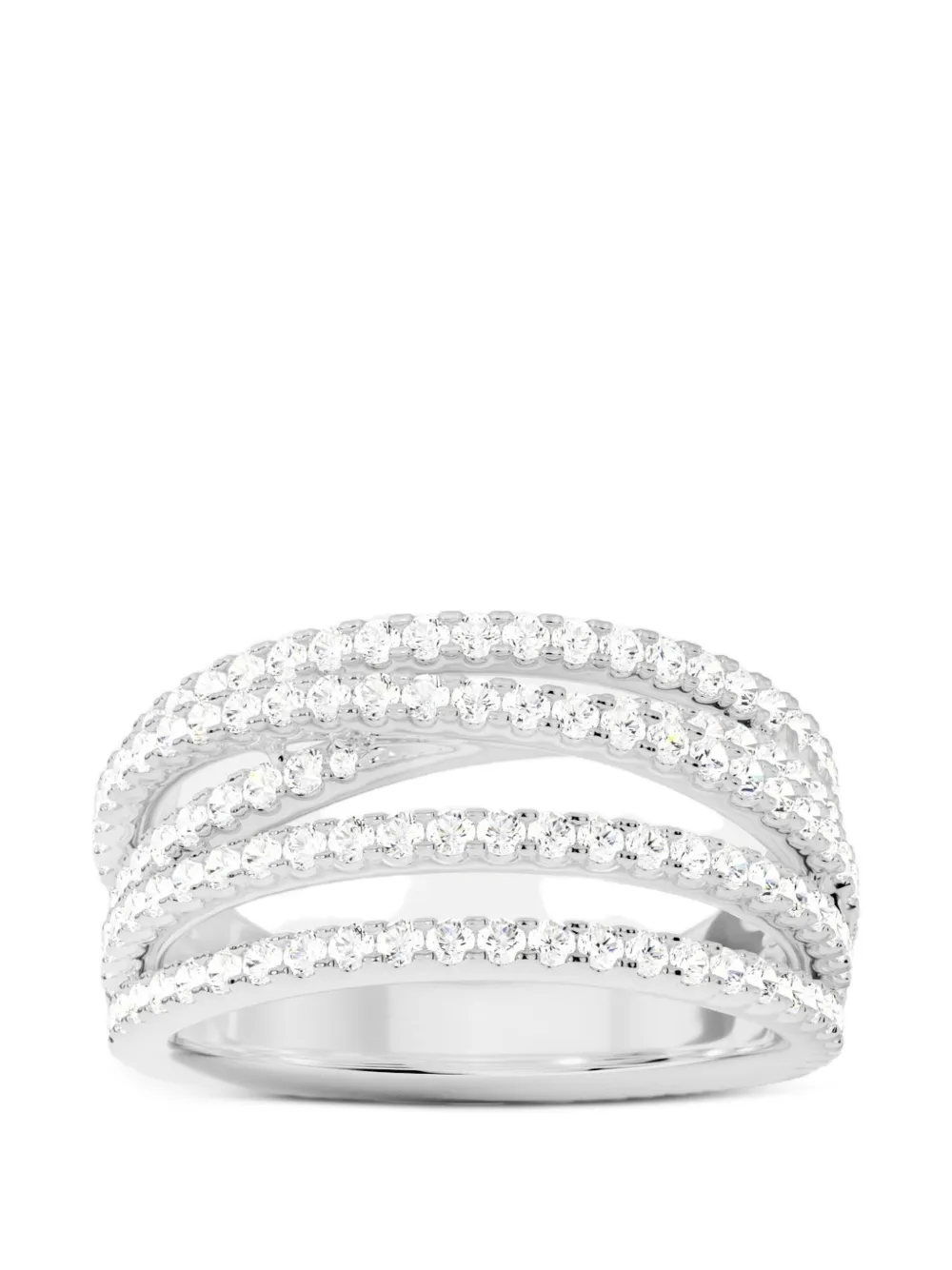 Croisette five-hoop ring
