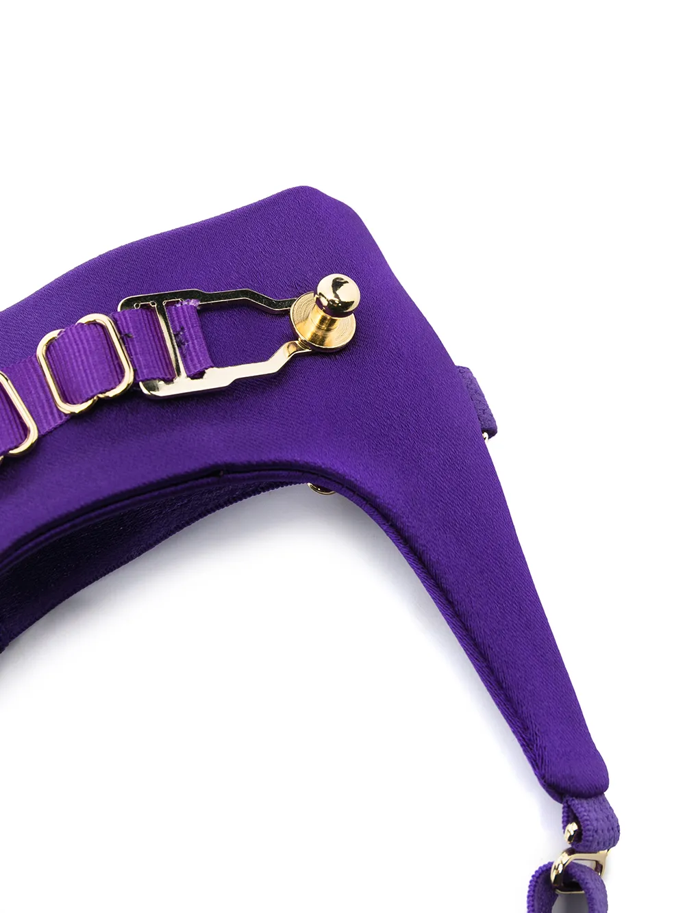 Murmur Secure Stirrup Anklets In Violet