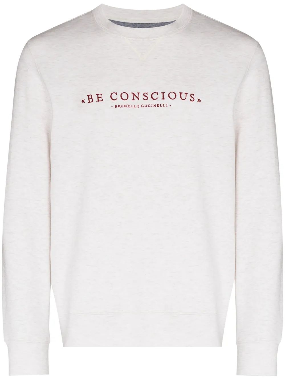 фото Brunello cucinelli толстовка be conscious с круглым вырезом