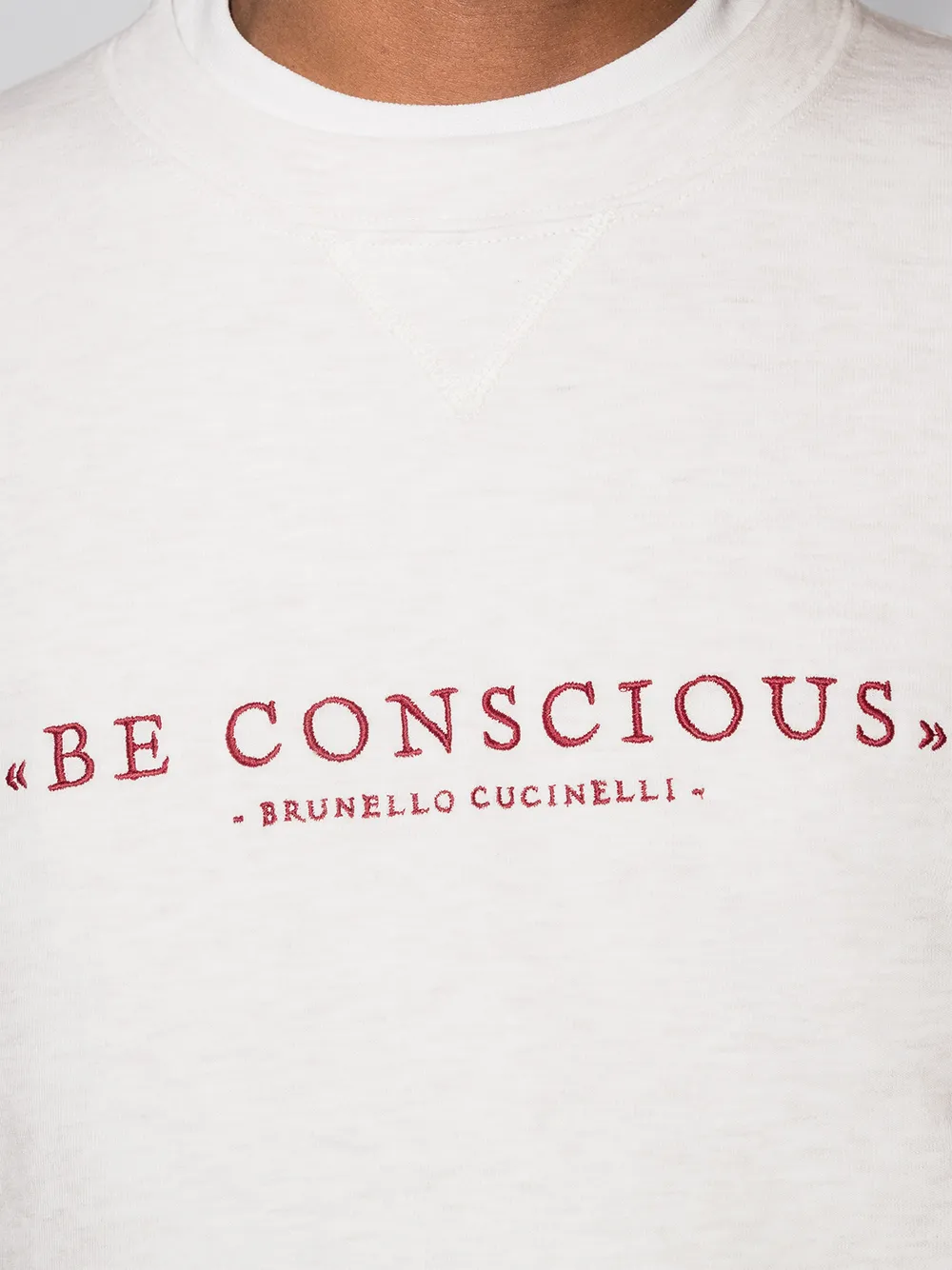 фото Brunello cucinelli толстовка be conscious с круглым вырезом