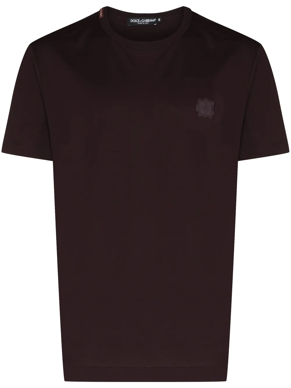 фото Dolce & gabbana футболка с круглым вырезом и логотипом