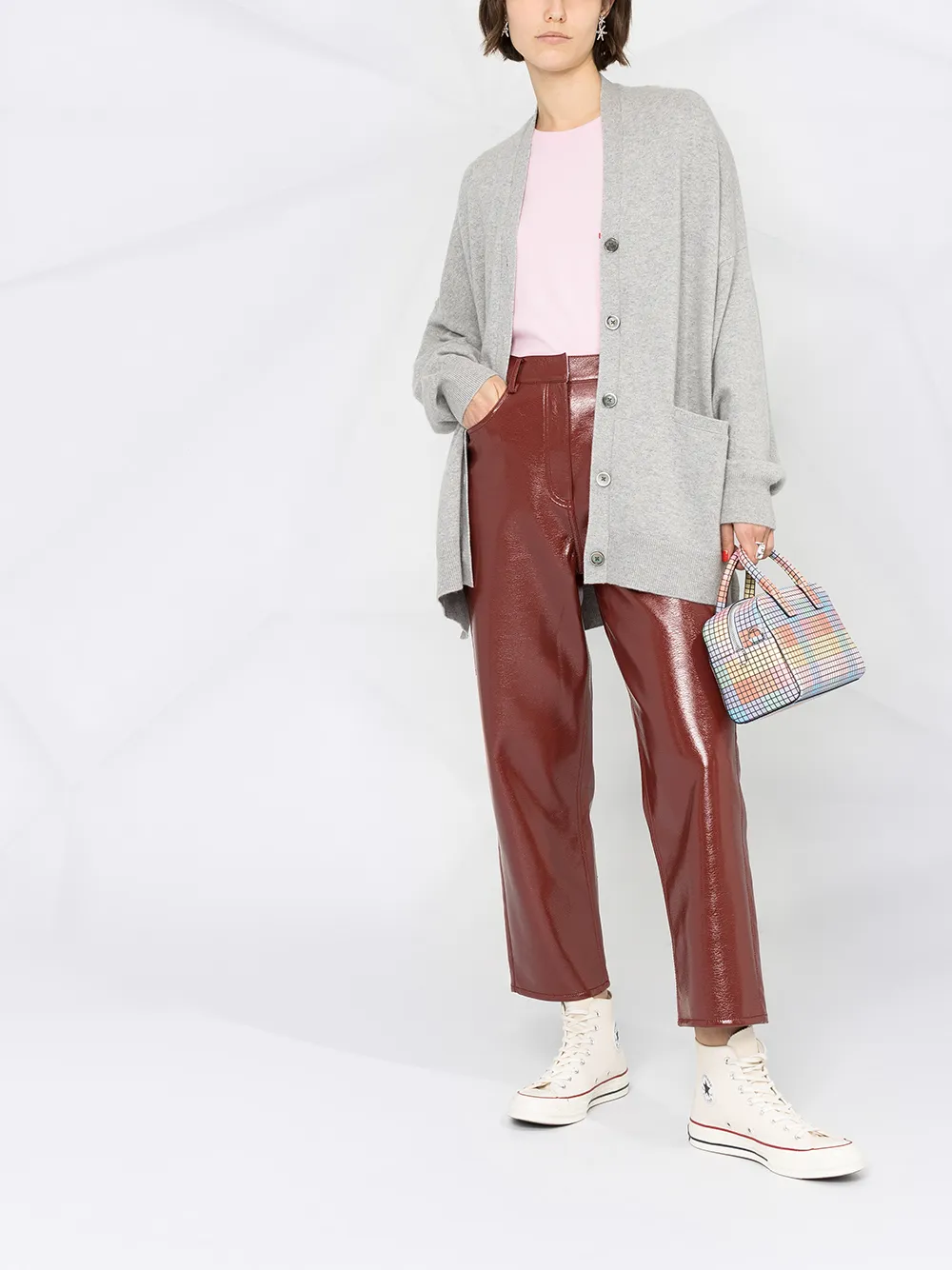 extreme cashmere Oversized vest Grijs