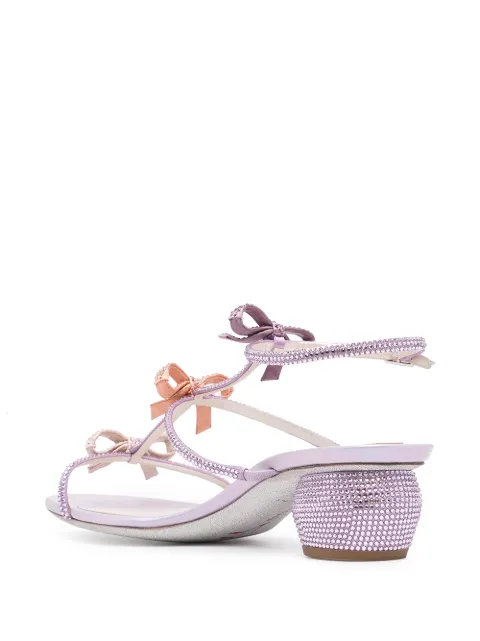 RenÃ© Caovilla Caterina bow-embellished Sandals - Farfetch