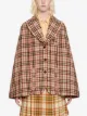 Gucci convertible houndstooth cape
