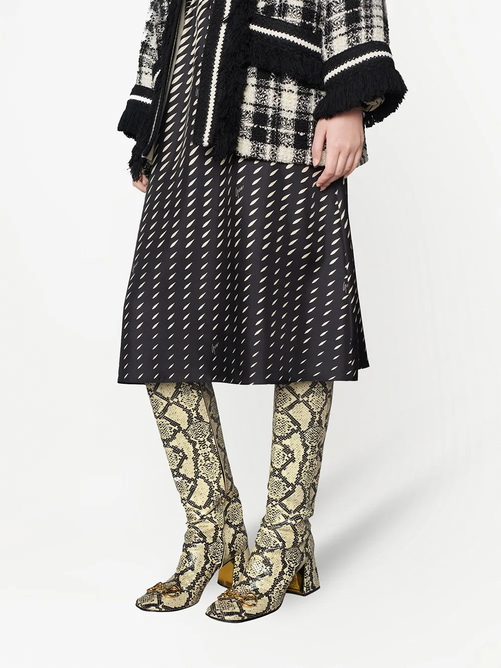 фото Gucci сапоги с пряжкой horsebit
