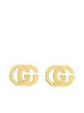 Gucci 18kt yellow gold interlocking G earrings