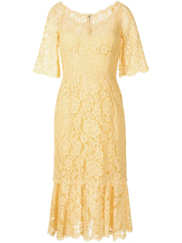 Dolce and gabbana yellow dress Clearance