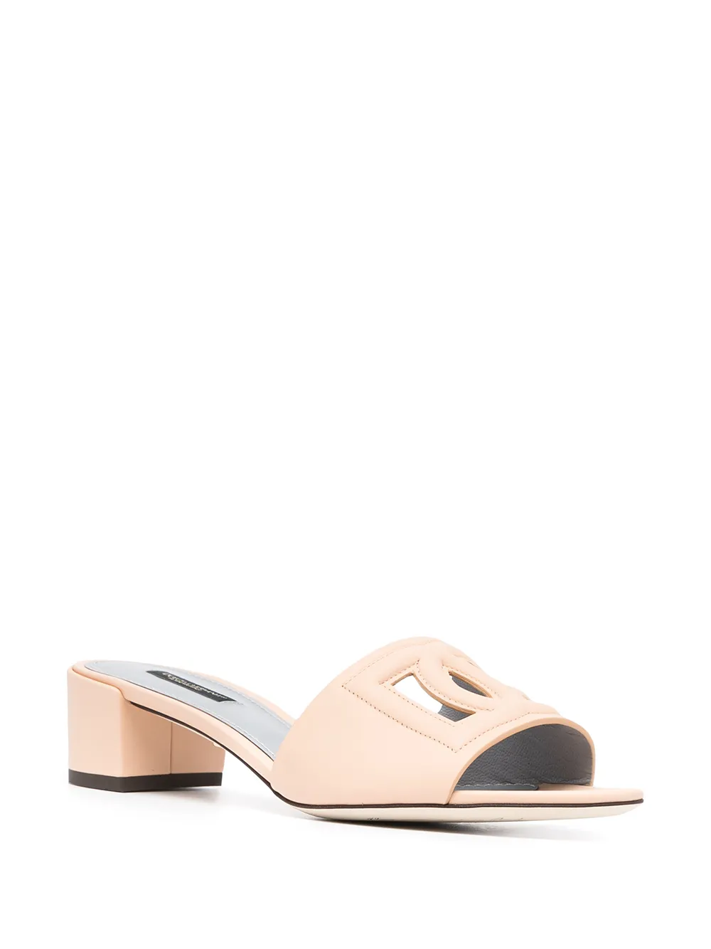 фото Dolce & gabbana босоножки с вырезанным логотипом dg