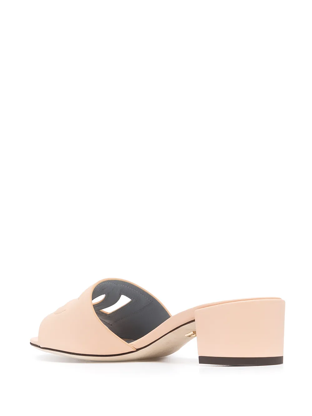 фото Dolce & gabbana босоножки с вырезанным логотипом dg