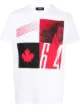 Image 1 of Dsquared2 printed short-sleeved T-shirt
