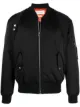 Image 1 of Alexander McQueen padded zipped bomber jacket