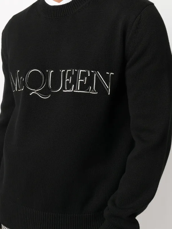Alexander mcqueen black jumper on sale