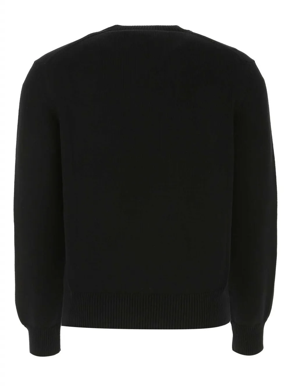 Alexander McQueen logo embroidered Knitted Jumper Black FARFETCH