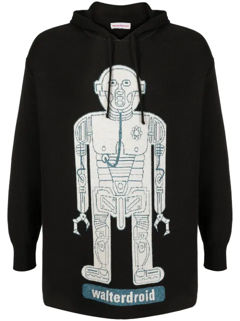 Walter Van Beirendonck Pre-Owned Walterdroid knitted hoodie