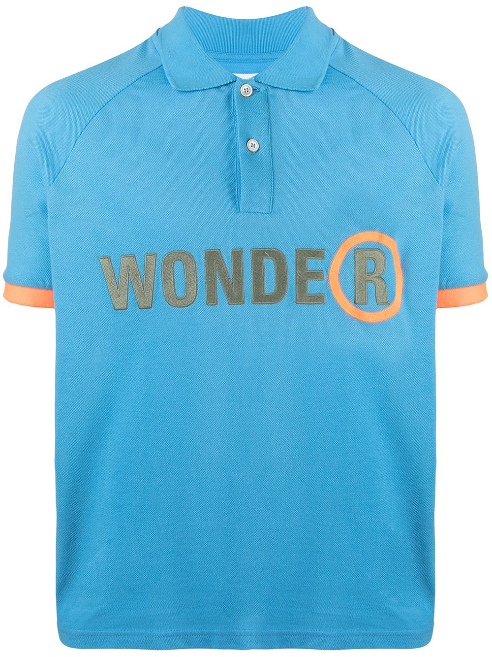 Pre-owned Walter Van Beirendonck Wonder Bear Polo Shirt In Blue