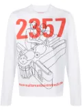 Walter Van Beirendonck Pre-Owned 2357 long-sleeved T-shirt - White