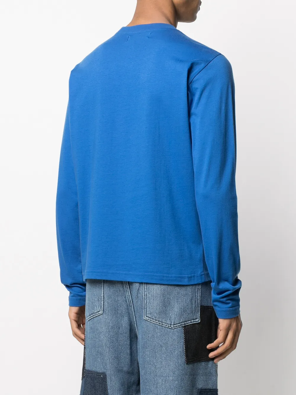 Pre-owned Walter Van Beirendonck Gun Long-sleeved T-shirt In Blue