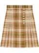Image 1 of Gucci horsebit-embellished check skirt