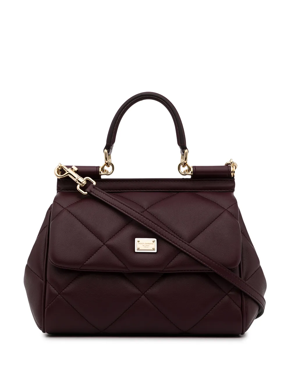 фото Dolce & gabbana маленькая стеганая сумка sicily