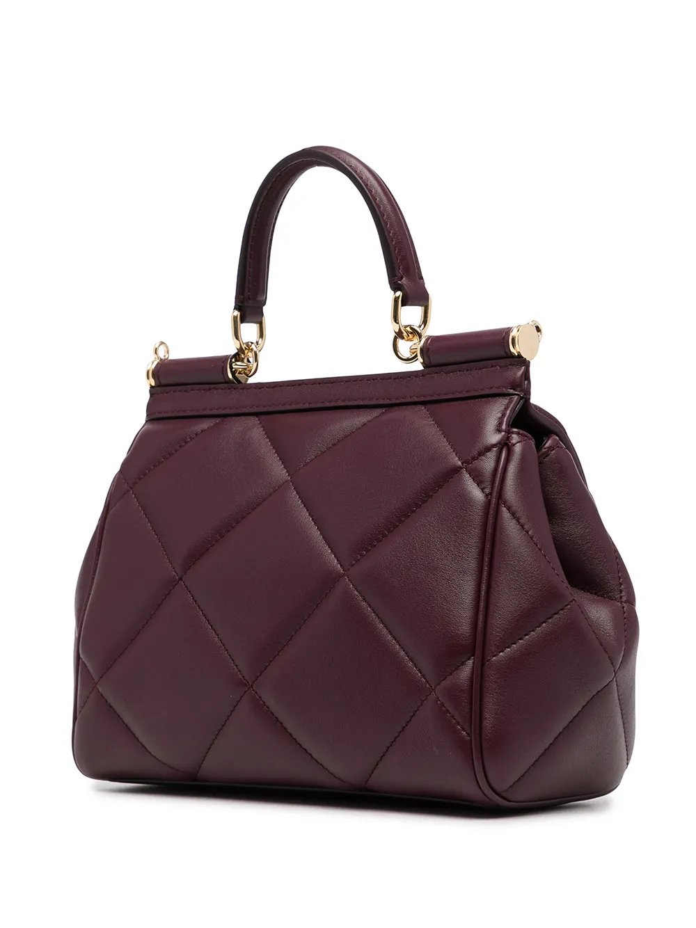 фото Dolce & gabbana маленькая стеганая сумка sicily