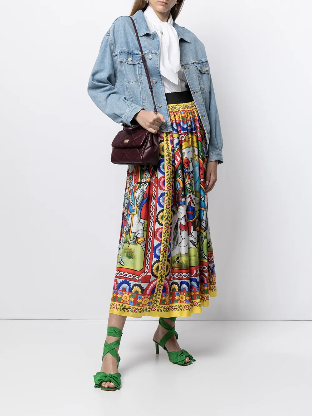 фото Dolce & gabbana маленькая стеганая сумка sicily