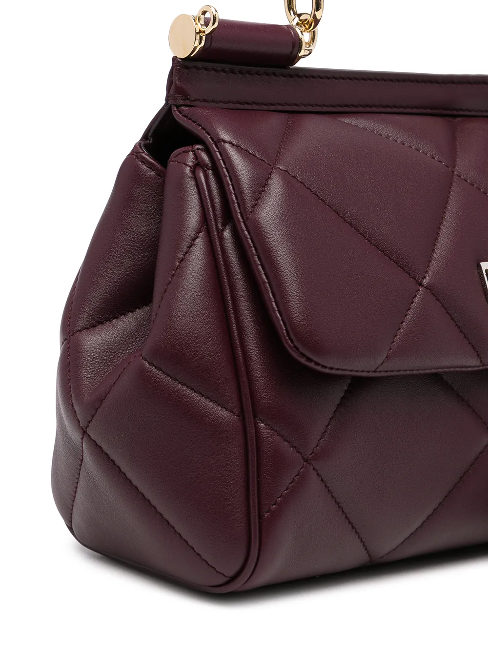 фото Dolce & gabbana маленькая стеганая сумка sicily