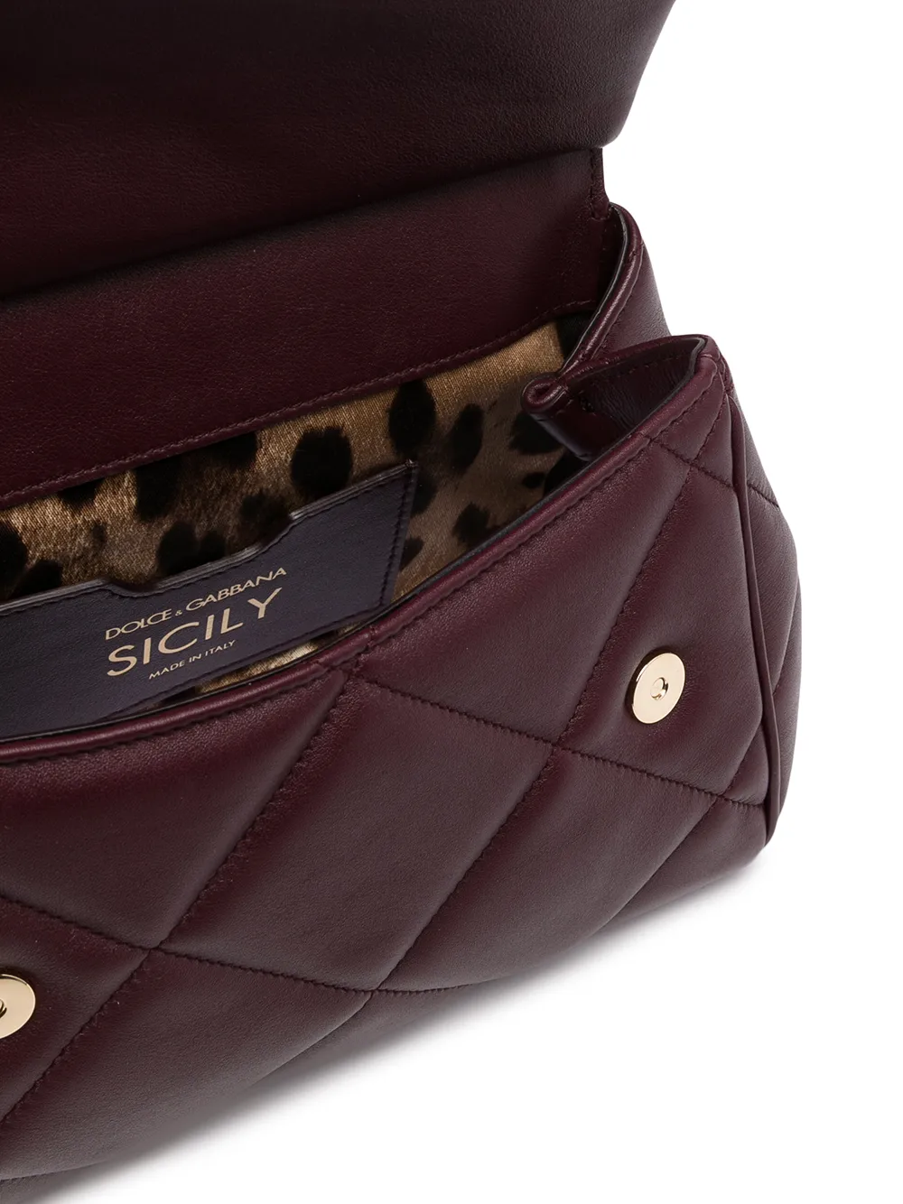 фото Dolce & gabbana маленькая стеганая сумка sicily