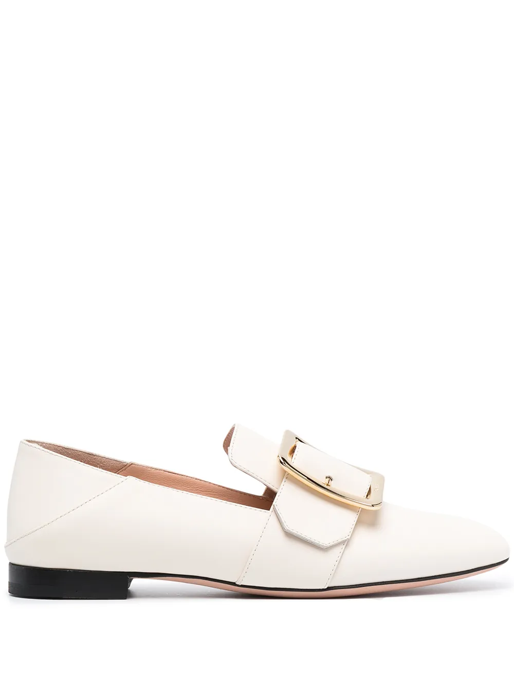 

Bally buckle-detail loafers - White