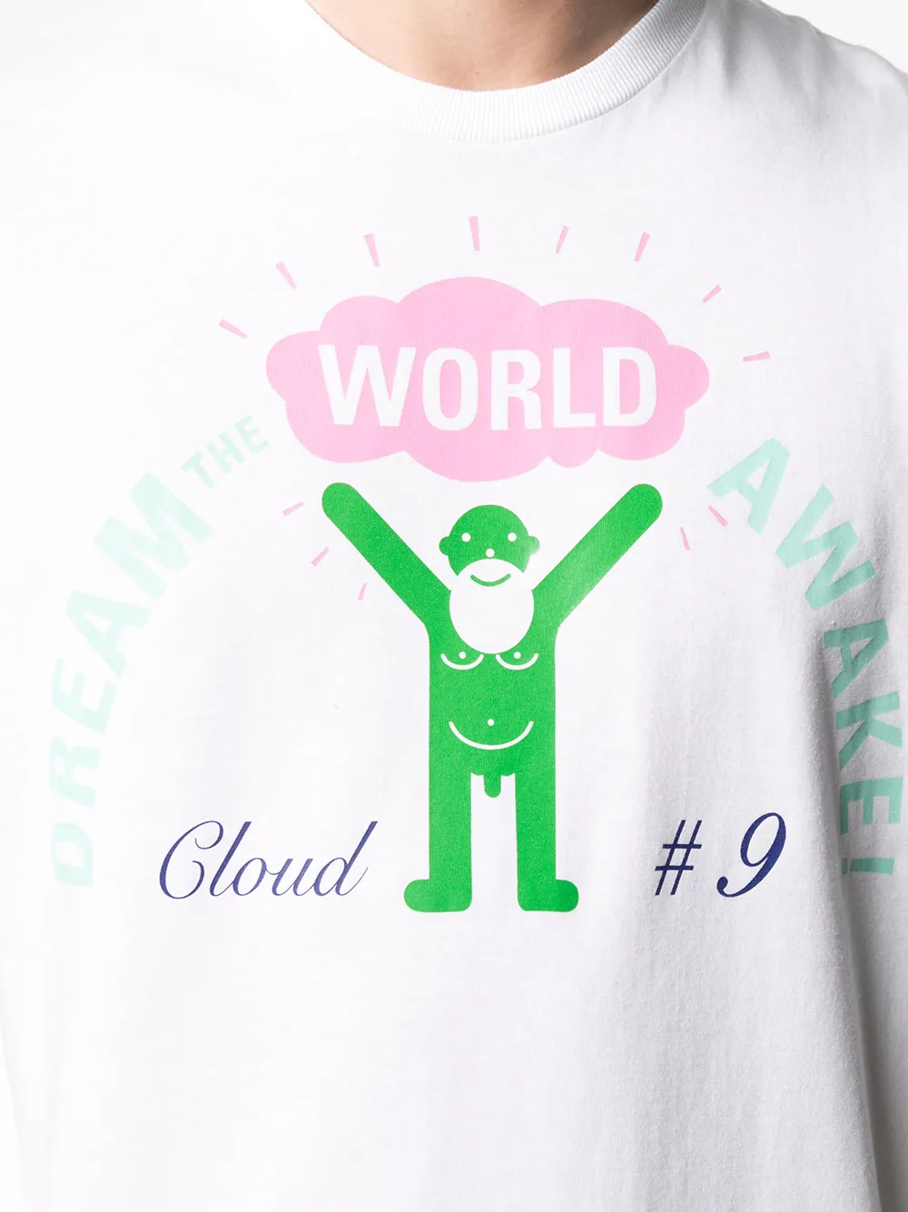 Pre-owned Walter Van Beirendonck Dream The World Awake T-shirt In White