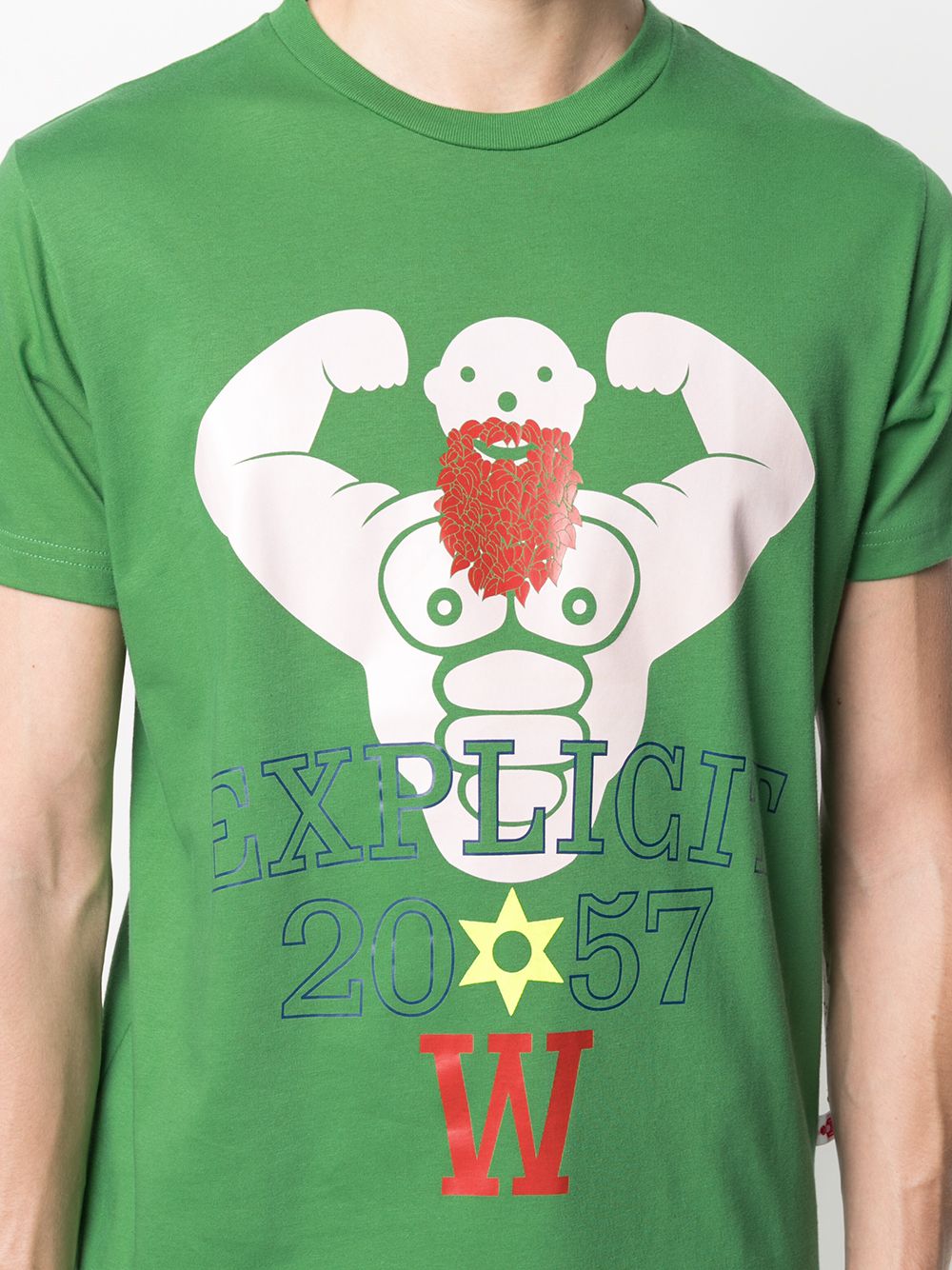 Pre-owned Walter Van Beirendonck Explicit 2067 T-shirt In Green