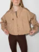 Image 2 of Fendi logo-embossed cropped jacket