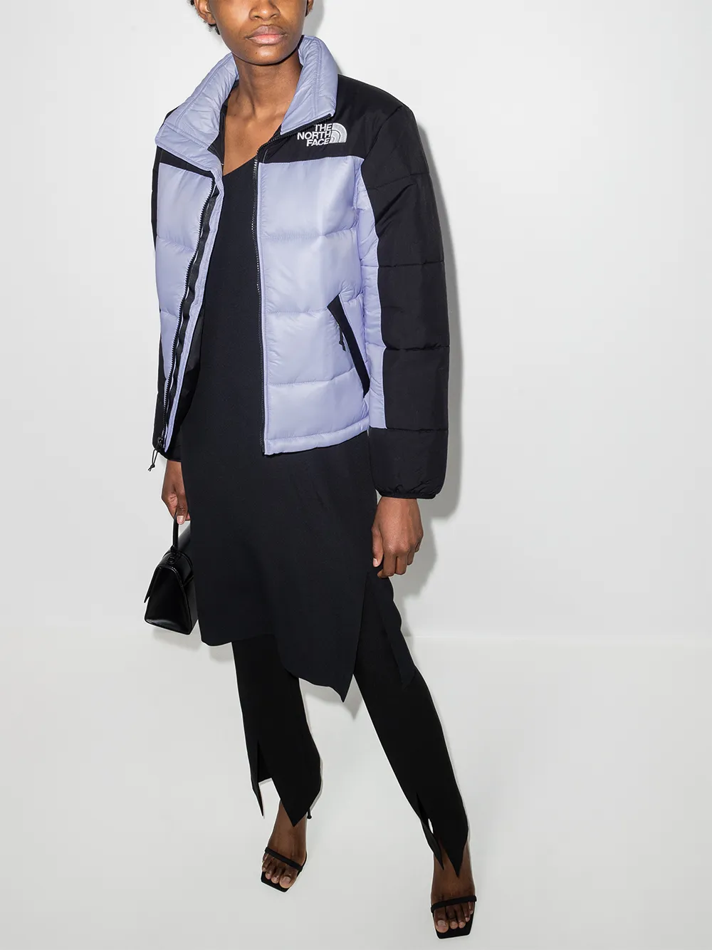 фото The north face пуховик с вышитым логотипом