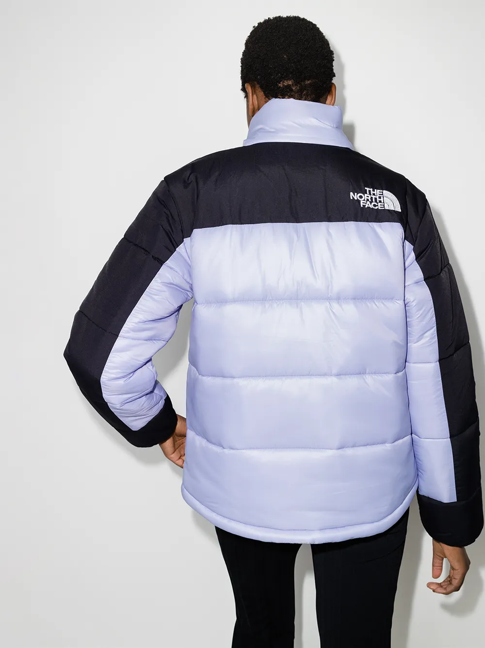 фото The north face пуховик с вышитым логотипом