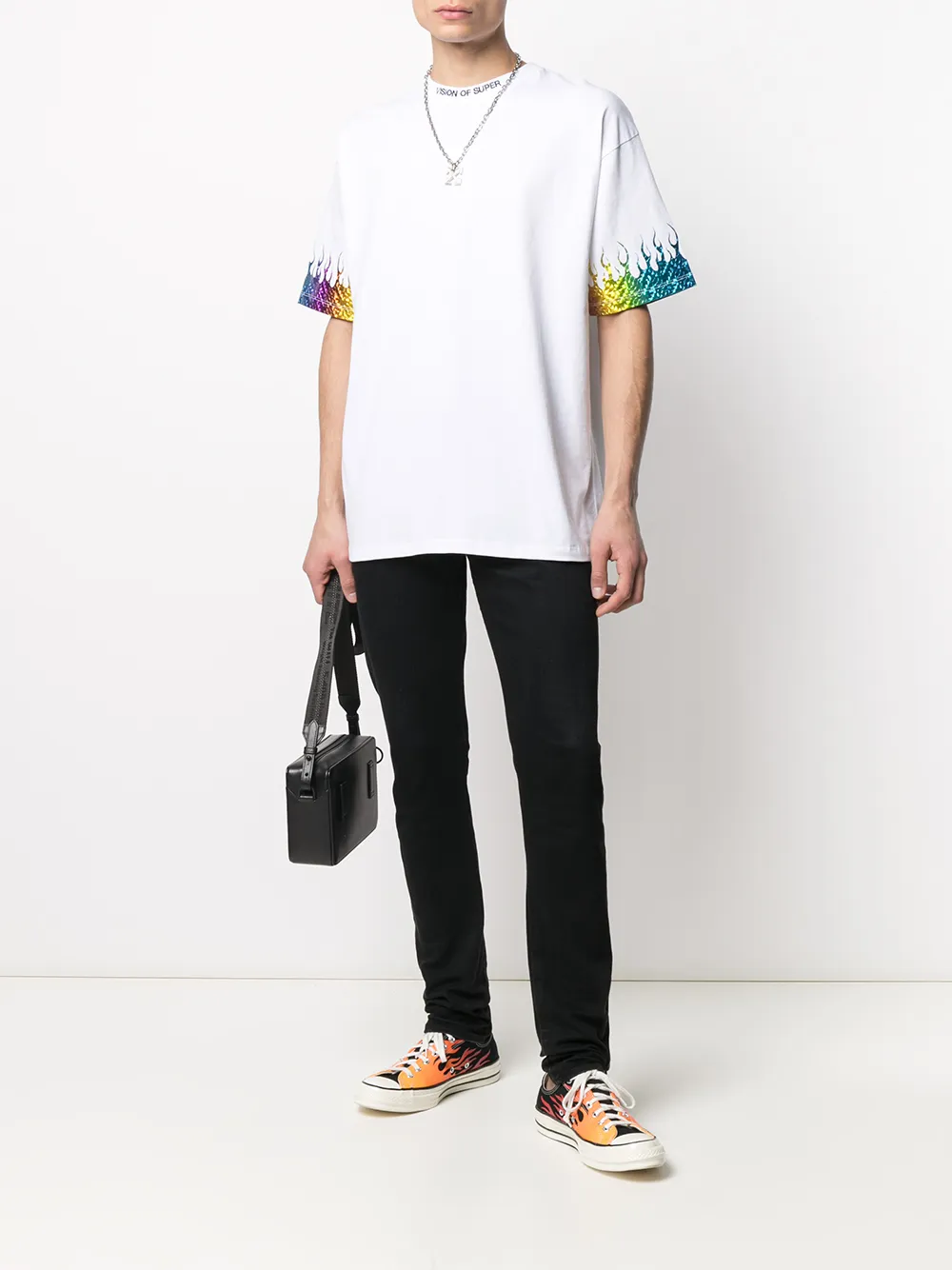 Vision Of Super T-shirt met print - Wit